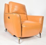 CONTEMPORARY MODERN DESIGN LEATHER RECLINING ARMCHAIR