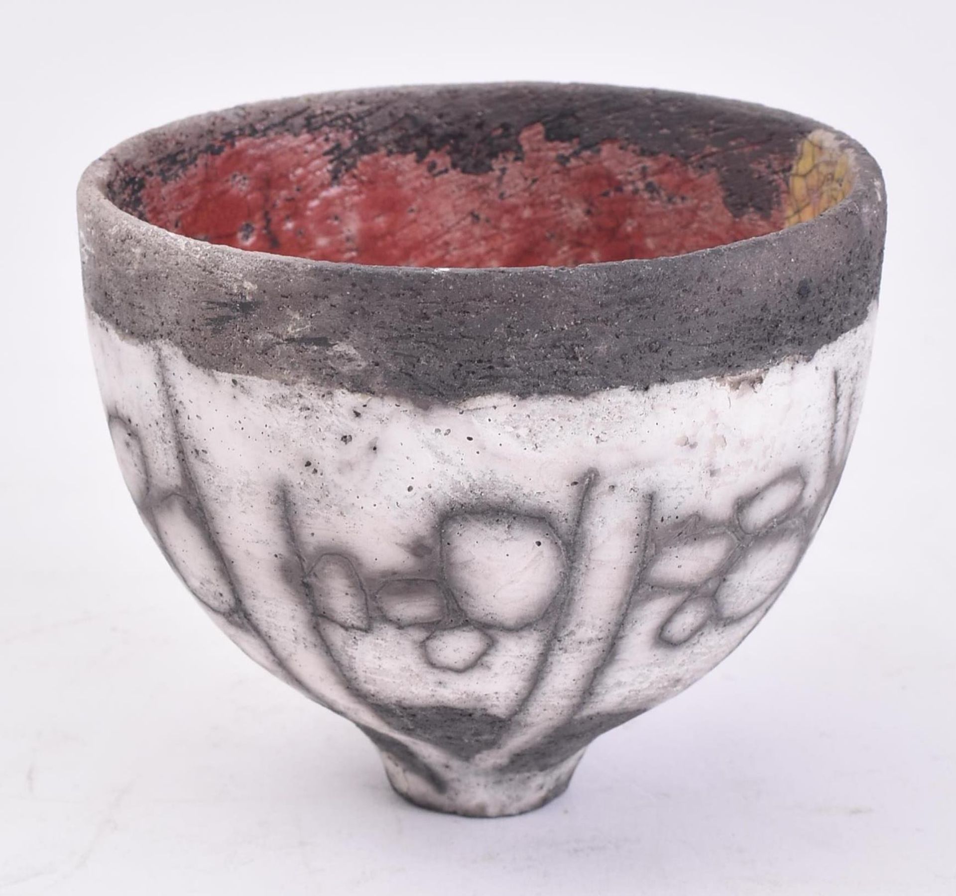 MANNER OF ROBIN WELCH - VOLCANIC GLAZE SMALL BOWL