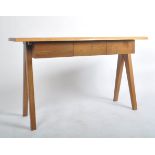 BRITISH MODERN DESIGN - CONTEMPORARY WALNUT CONSOLE TABLE