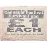 2001 CANNABIS FESTIVAL SURVIVAL FUND POSTER