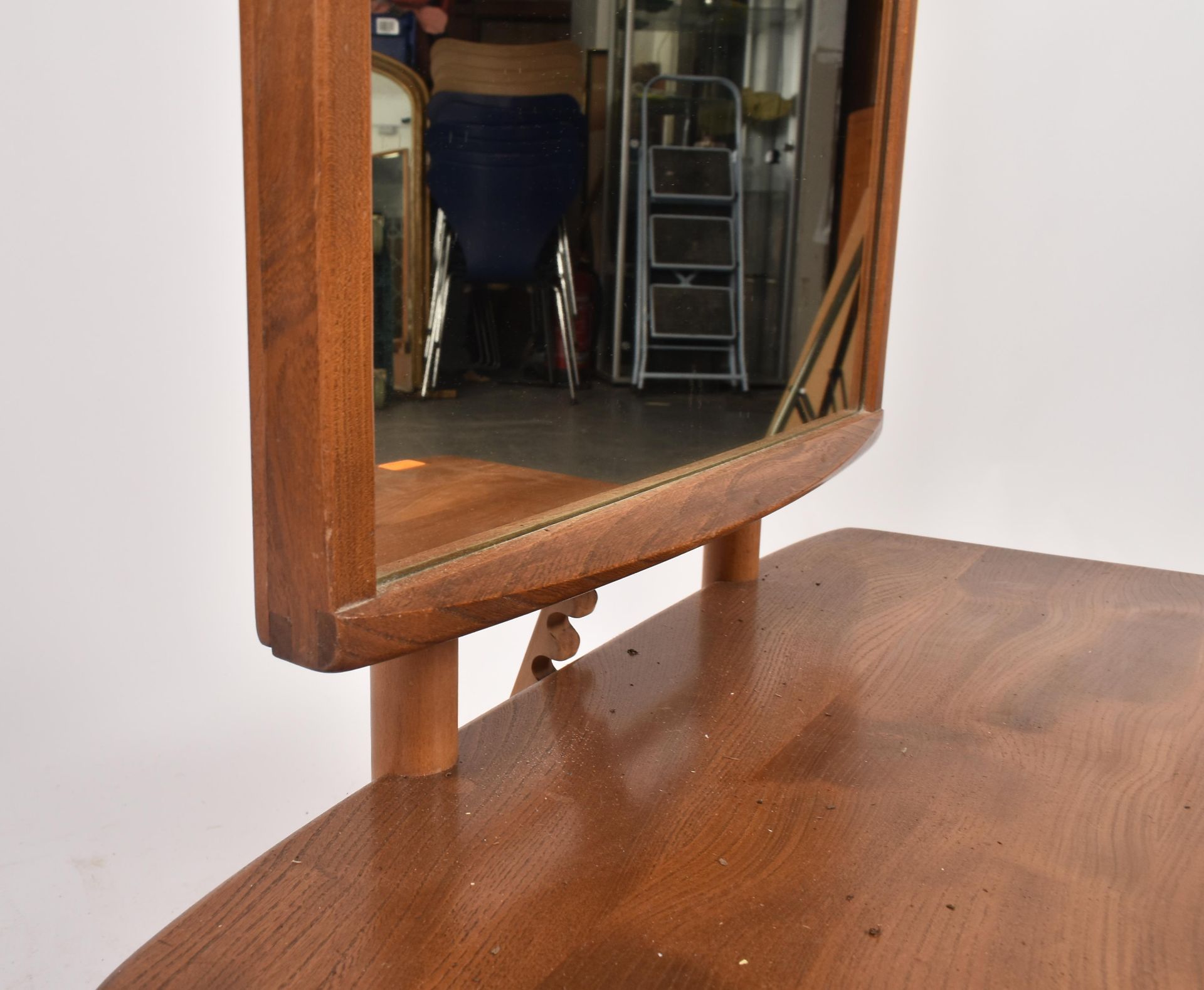 ERCOL - WINDSOR - MID CENTURY FULL LENGTH DRESSING MIRROR - Image 4 of 8