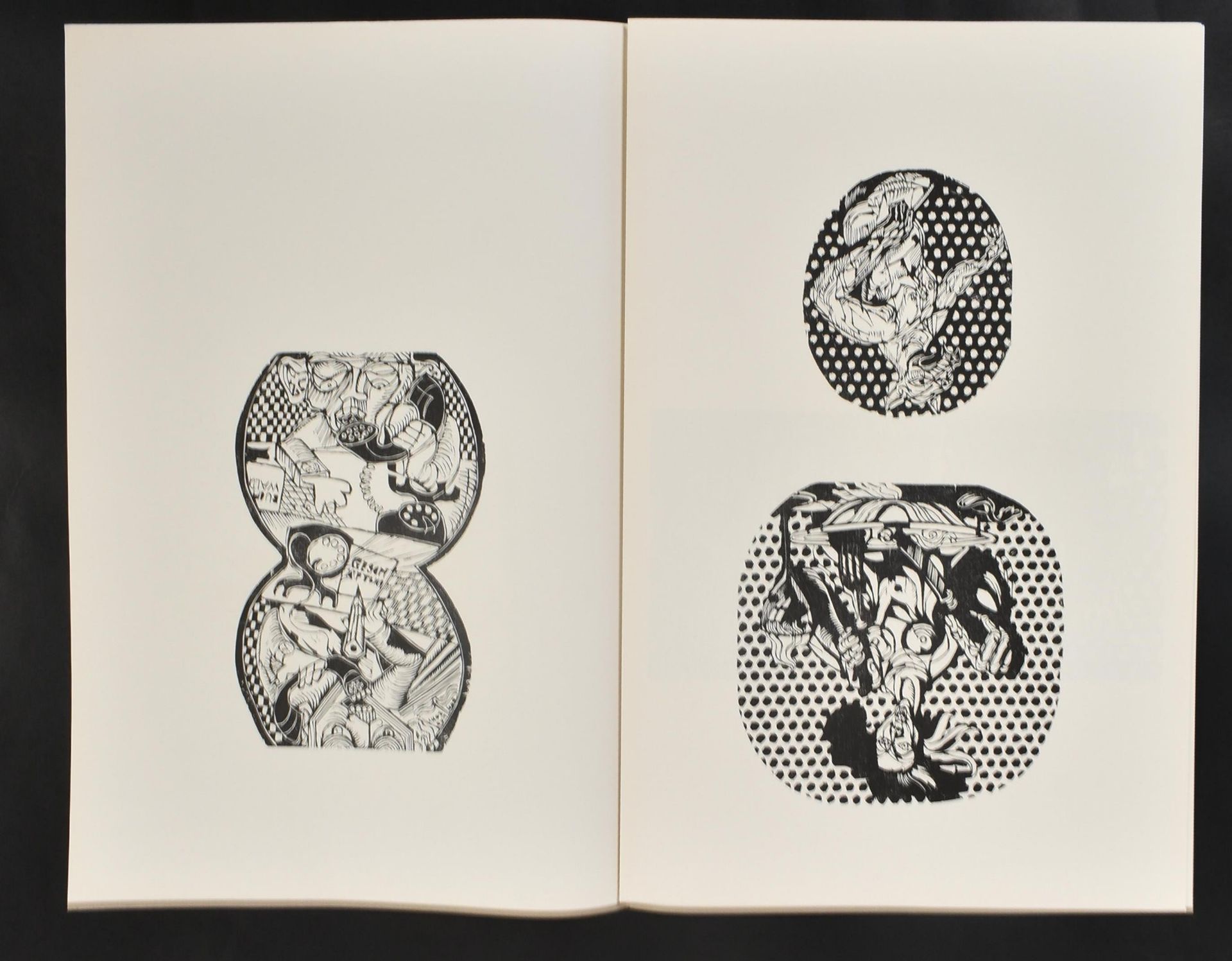 XYLON - A COLLECTION OF 7 FOLIOS OF MID CENTURY WOODCUT PRINTS - Image 5 of 9