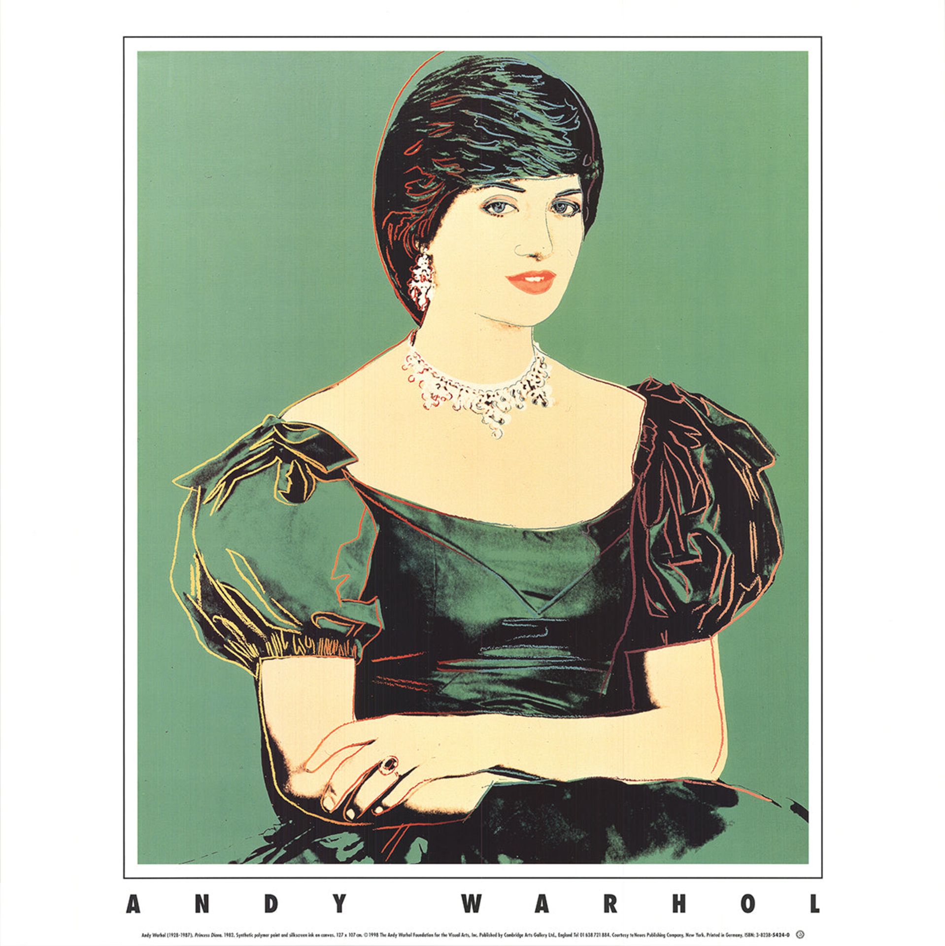 ANDY WARHOL - PRINCESS DIANA - LIMITED EDITION LITHOGRAPH