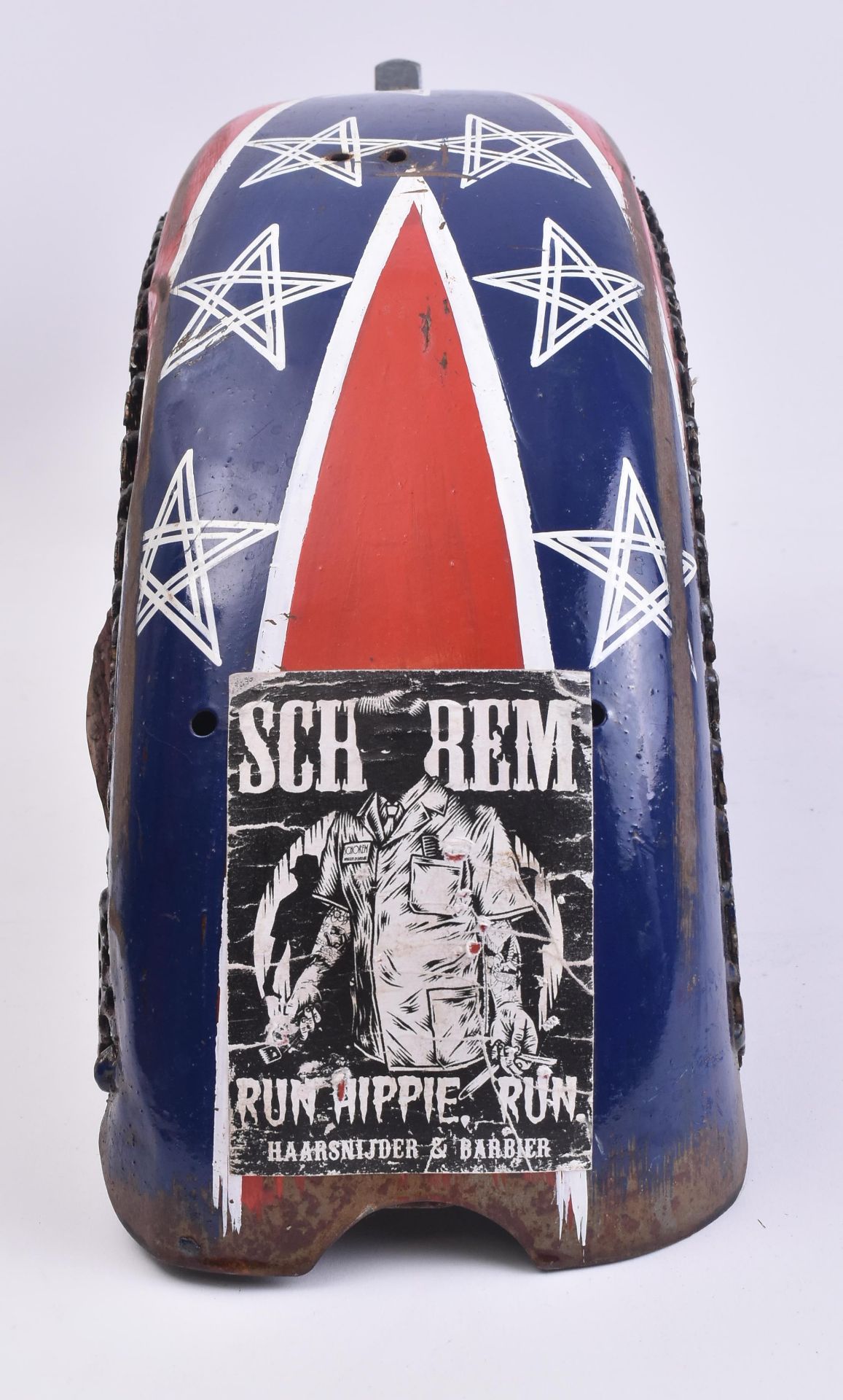 VINTAGE STARS & STRIPES STYLE CAR TYRE COVER & MASCOT - Image 5 of 6