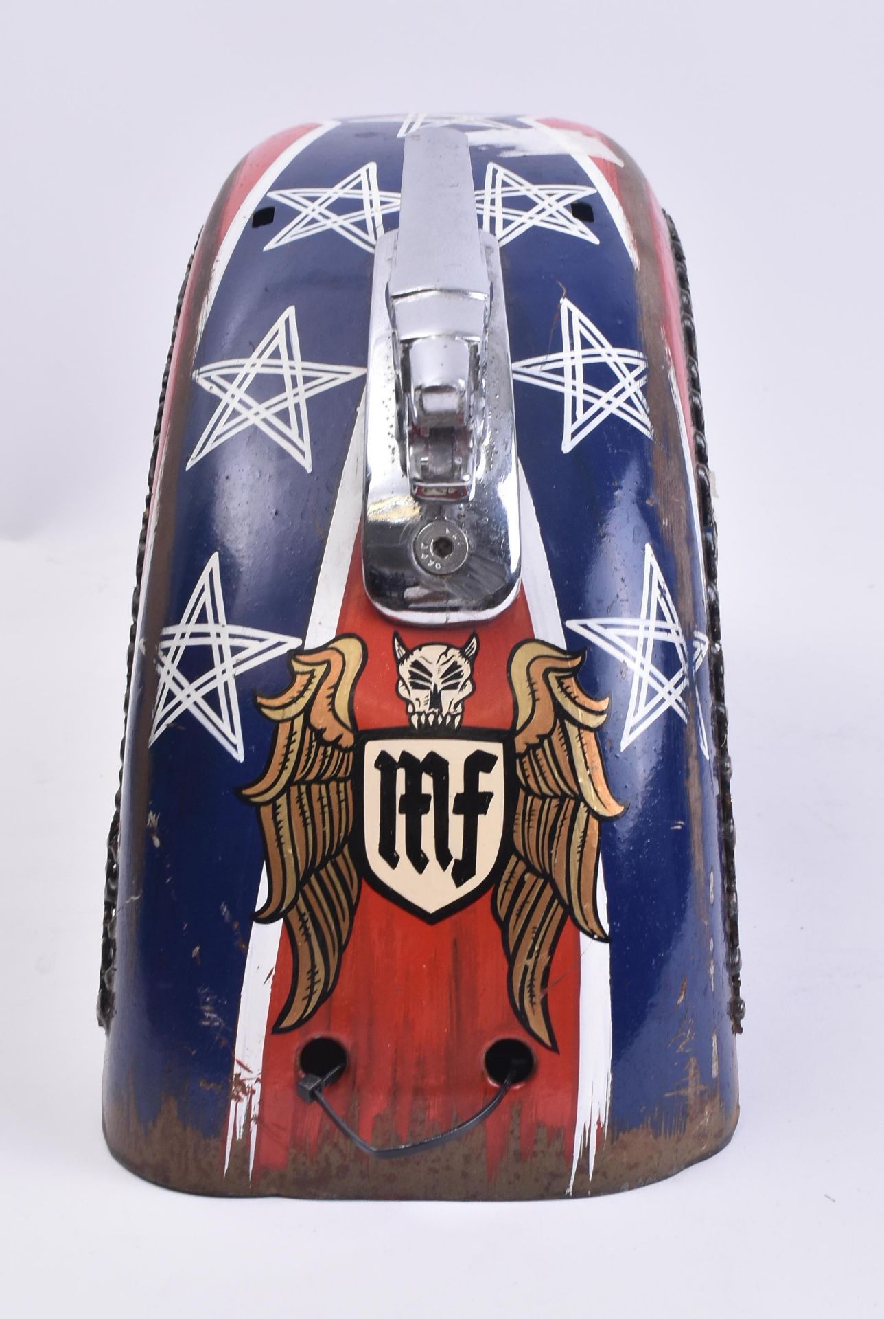 VINTAGE STARS & STRIPES STYLE CAR TYRE COVER & MASCOT - Image 4 of 6