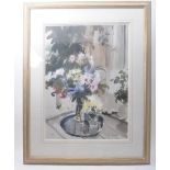 JOHN YARDLEY - WATERCOLOUR ON PAPER PAINTING OF FLOWERS