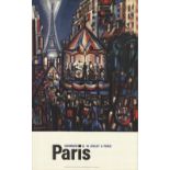 MARCEL GROMAIRE - PARIS JULY 14TH - 1964 FIRST EDITION POSTER