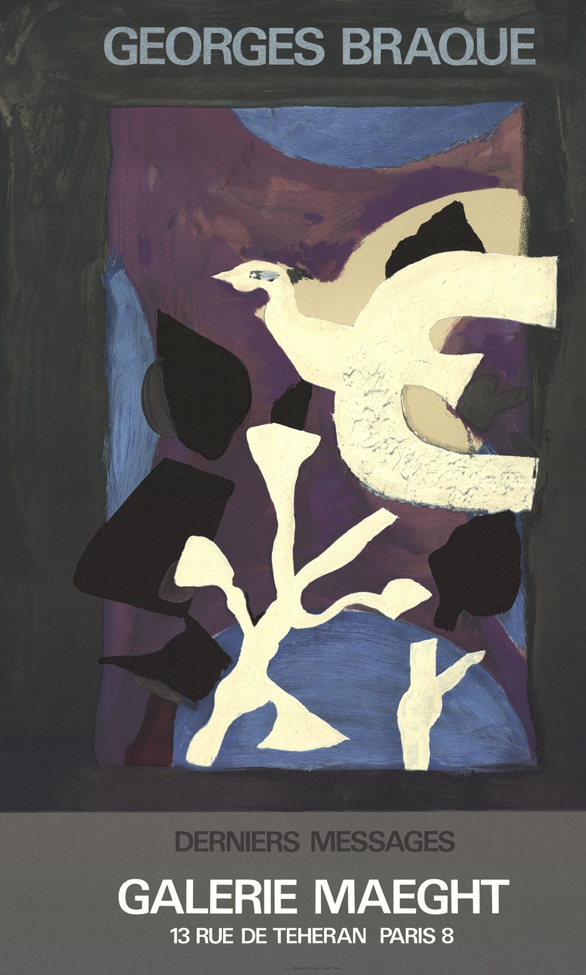 GEORGES BRAQUE - AFFICHE 2 - LIMITED EDITION LITHOGRAPH