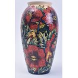 MOORCROFT - PHEASANT'S EYE - 2000S TRIAL SHIRLEY HAYES VASE