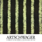 RICHARD ARTSCHWAGER - AT CASTELLIS - EXHIBITION POSTER
