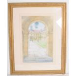 ROXBY BOLT (20TH CENTURY ) WATERCOLOUR ARCHITECTURAL PRINTS