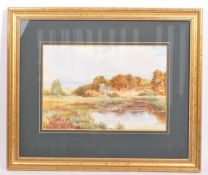 EARLY 20TH CENTURY WATERCOLOUR LANDSCAPE PAINTING