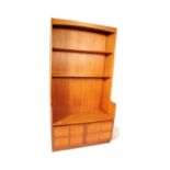 NATHAN SQUARES PATTERN UPRIGHT DISPLAY CABINET HIGHBOARD