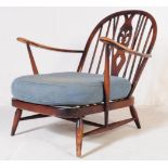 ERCOL FURNITURE - BEECH & ELM WINDSOR ARMCHAIR