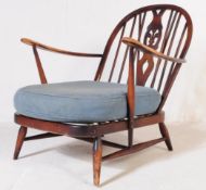 ERCOL FURNITURE - BEECH & ELM WINDSOR ARMCHAIR