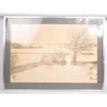 20TH CENTURY SIGNED LIMITED EDITION LANDSCPAE PRINT