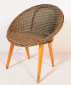 BRITISH MODERN DESIGN - LLOYD LOOM STYLE TUB ARMCHAIR