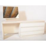 RETRO MID CENTURY WHITE DRESSING TABLE / DRESSING CHEST