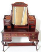 LATE 19TH CENTURY W WALKER OF LONDON DRESSING TABLE