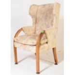 1940'S MID CENTURY BENTWOOD CONTINENTAL WINGBACK ARMCHAIR