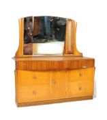 ART DECO BIRDS EYE MAPLE WOOD DRESSING TABLE