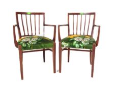 ROBERT HERITAGE MANNER - PAIR OF MID CENTURY CARVER CHAIRS