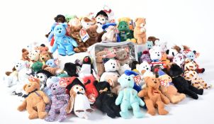 TY BEANIE BABIES - LARGE COLLECTION OF VINTAGE SOFT TOYS