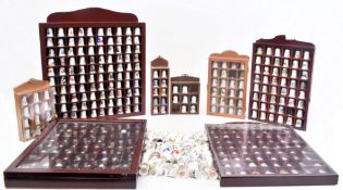 COLLECTION OF 20TH CENTURY COMMEMORATIVE CHINA THIMBLES
