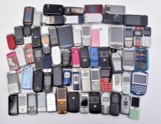 LARGE COLLECTION OF EARLY 2000S MOBILE TELEPHONES