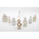 PARIANWARE - COLLECTION OF 19TH CENTURY CERAMIC BUSTS