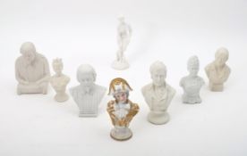 PARIANWARE - COLLECTION OF 19TH CENTURY CERAMIC BUSTS