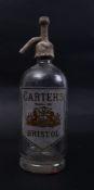 CARTER'S BRISTOL - A VINTAGE EARLY 20TH CENTURY SODA SIPHON