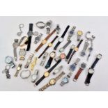 COLLECTION OF LATE 20TH CENTURY LADIES & MENS WRISTWATCHES