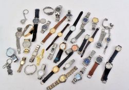COLLECTION OF LATE 20TH CENTURY LADIES & MENS WRISTWATCHES