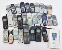 LARGE COLLECTION OF 29 VINTAGE EARLY 2000S MOBILE TELEPHONES