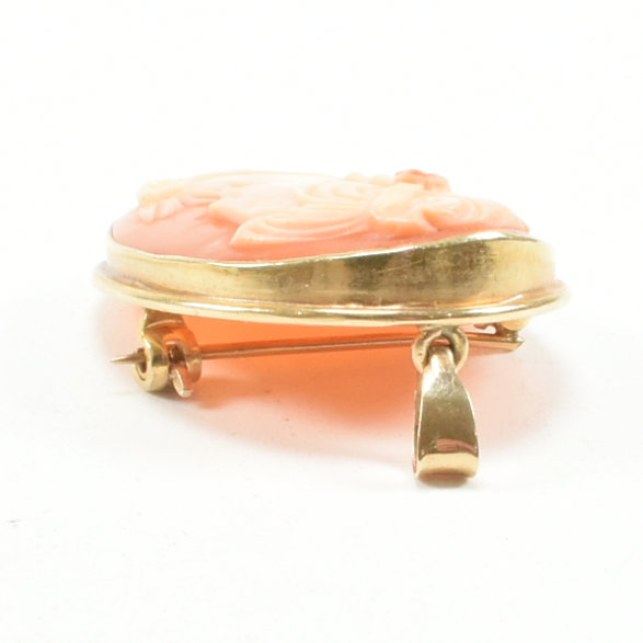 9CT GOLD CAMEO BROOCH - Image 10 of 10
