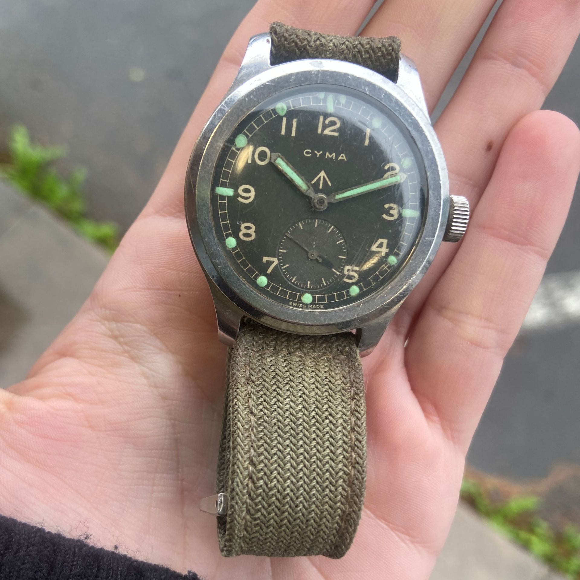 WORLD WAR II MILITARY CYMA DIRTY DOZEN WRISTWATCH - Bild 7 aus 13