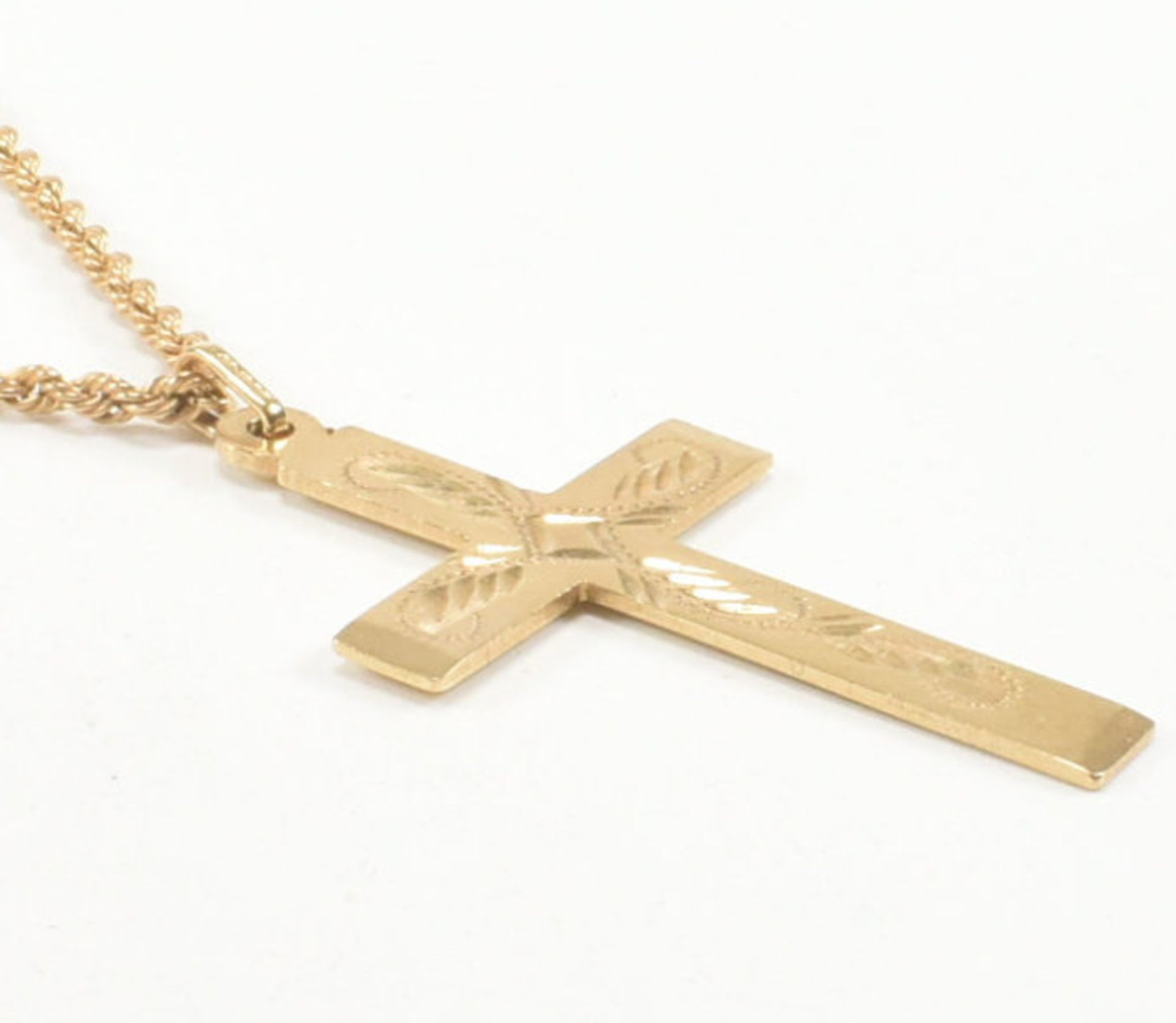HALLMARKED 9CT GOLD PENDANT NECKLACE - Image 5 of 10
