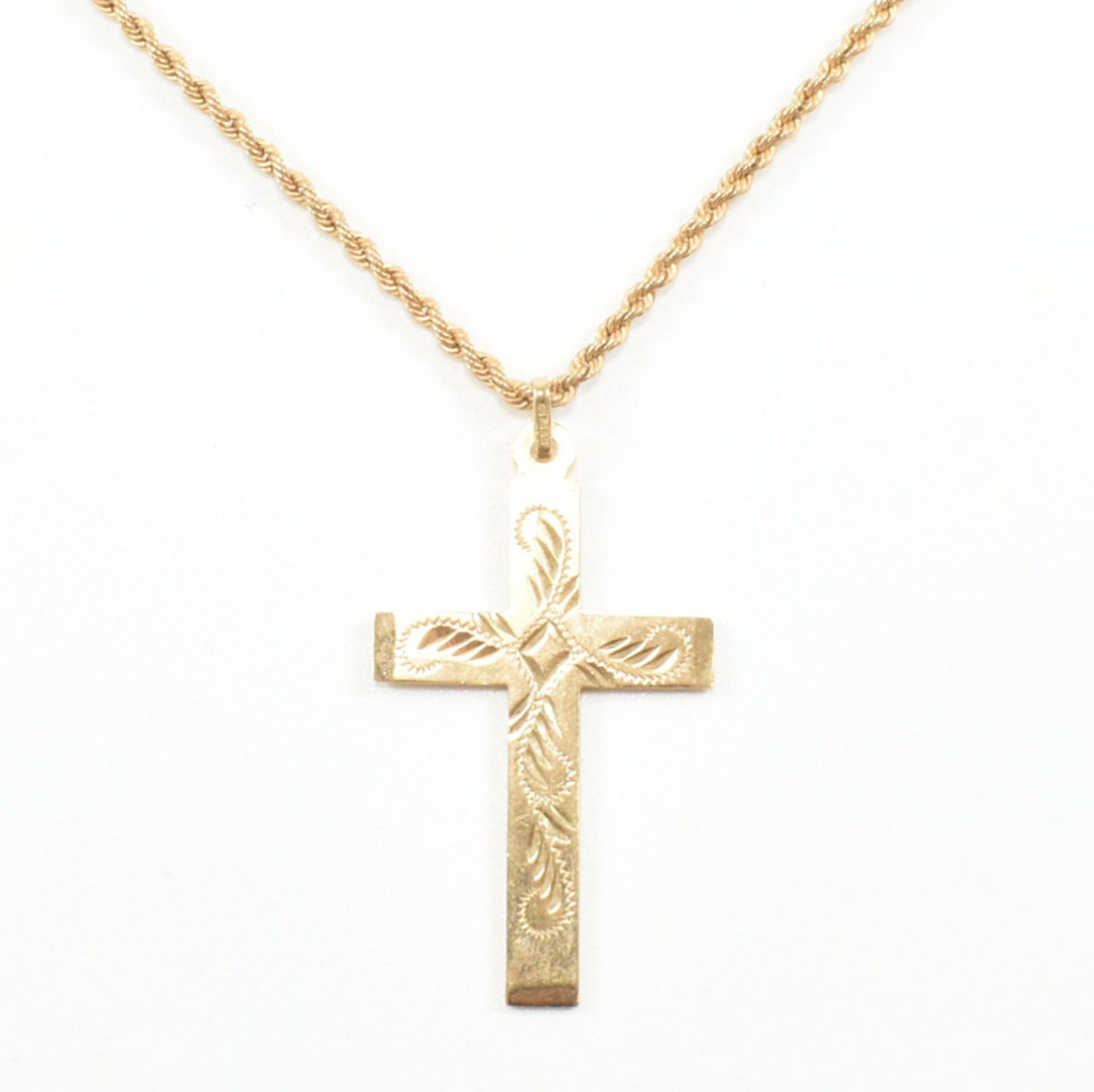 HALLMARKED 9CT GOLD PENDANT NECKLACE - Image 3 of 10