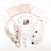 COLLECTION OF ASSORTED CONTEMPORARY LOLA ROSE STONE JEWELLERY