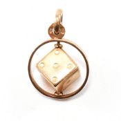 HALLMARKED 9CT GOLD ARTICULATED NECKLACE PENDANT