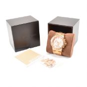 MICHAEL KORS STAINLESS STEEL GOLD TONE WRISTWATCH