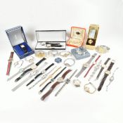 COLLECTION OF ASSORTED VINTAGE & LATER WRISTWATCHES
