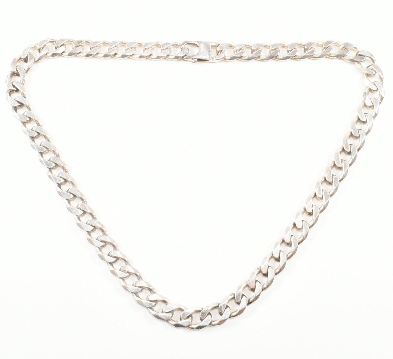 HALLMARKED SILVER NECKLACE CHAIN - Image 2 of 7