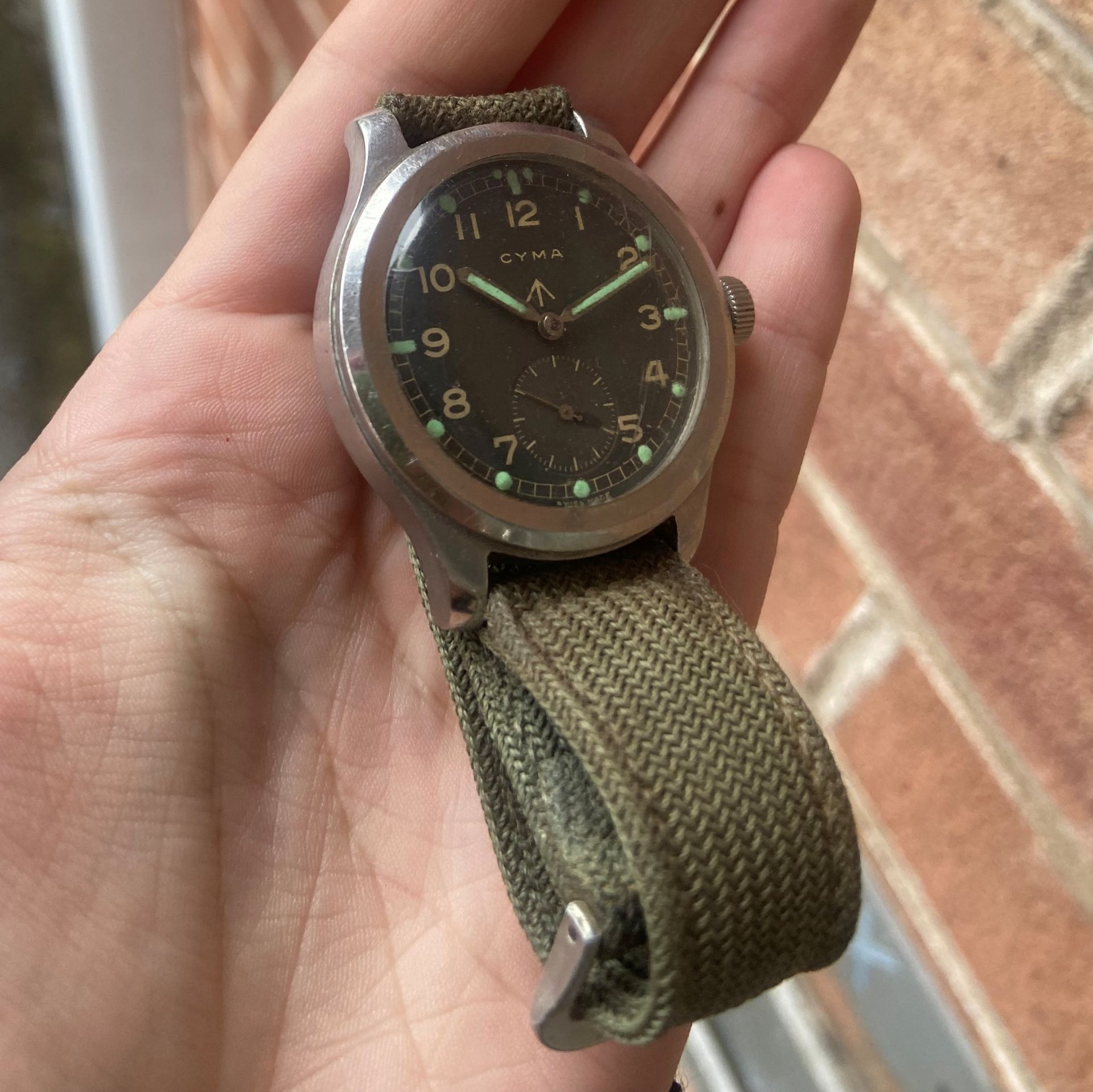 WORLD WAR II MILITARY CYMA DIRTY DOZEN WRISTWATCH - Bild 12 aus 13