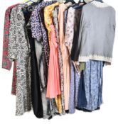 COLLECTION OF VINTAGE WOMENSWEAR DAY DRESSES