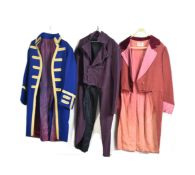 COLLECTION OF THREE VINTAGE THEATRICAL TAILCOATS