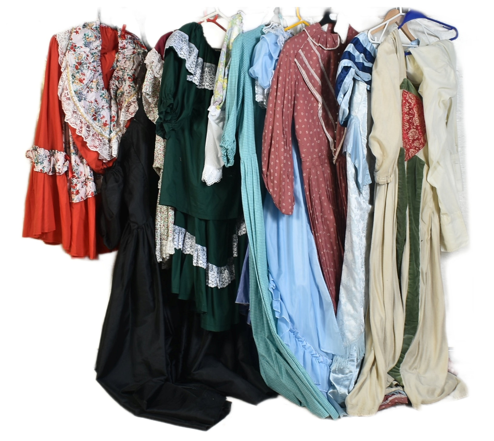 COLLECTION OF VINTAGE THEATRICAL STAGE SHOW DRESSES