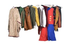 COLLECTION OF VINTAGE THEATRICAL COSTUME PEASANT SHIRTS