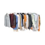 COLLECTION OF TWENTY VINTAGE COSTUME MENS SHIRTS